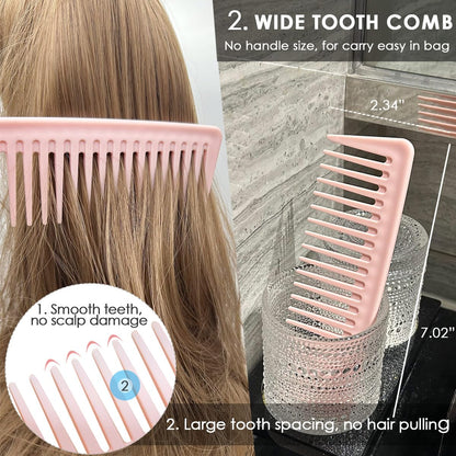 Durable plastic comb set for men and women