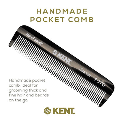 Kent FOT comb held in hand for size reference