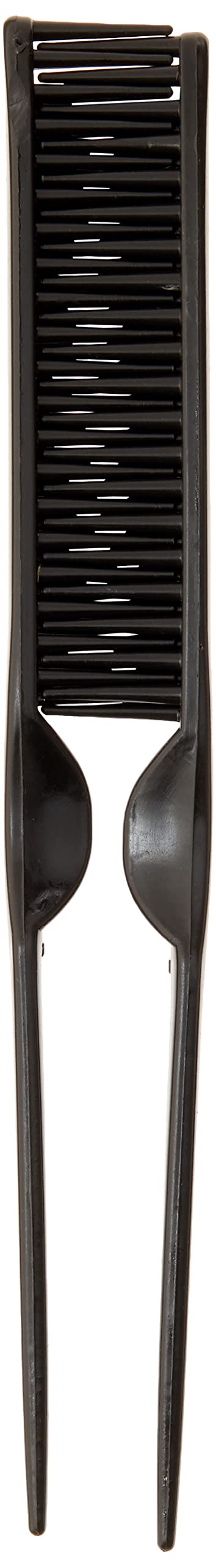 CocoBlack Naturals hair comb showing the 3 row tooth structure