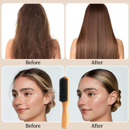Professional teasing brush for root volume