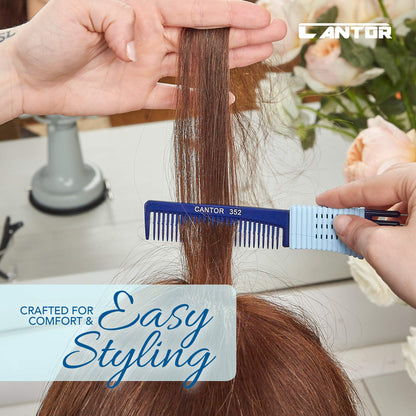 Cantor styling comb used for lifting hair volume