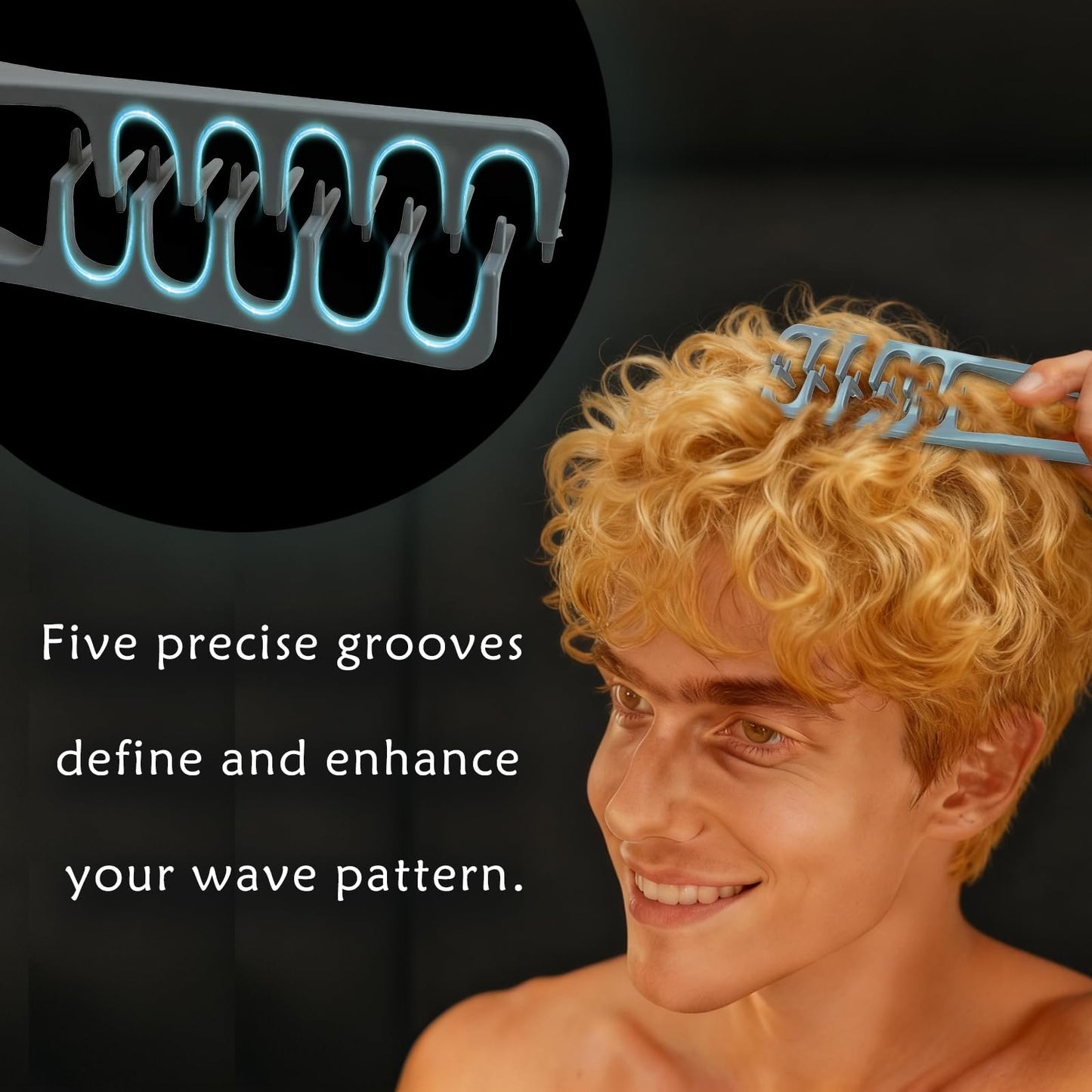 Professional hair tool for fluffy texture