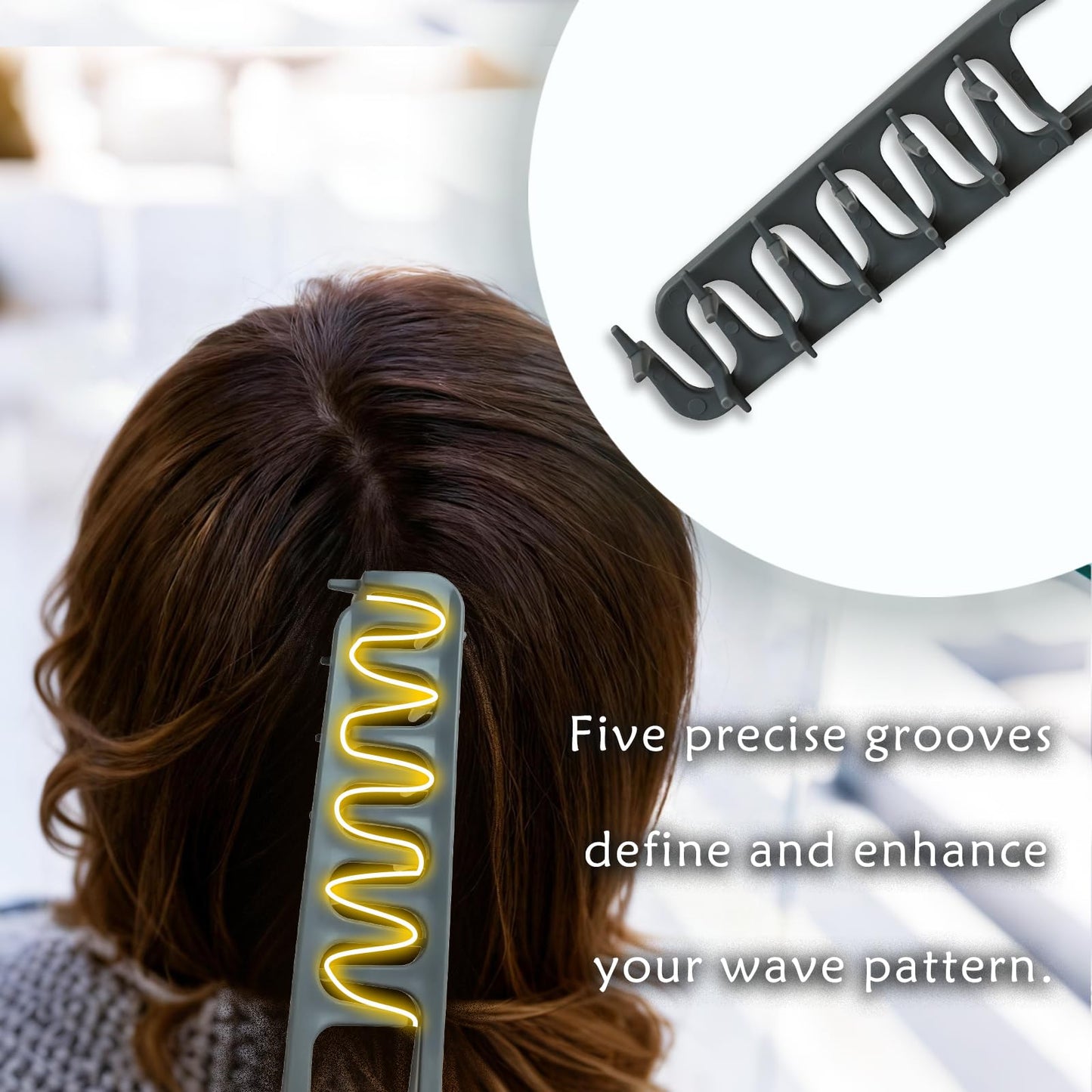 Travel-friendly volume comb for men and women