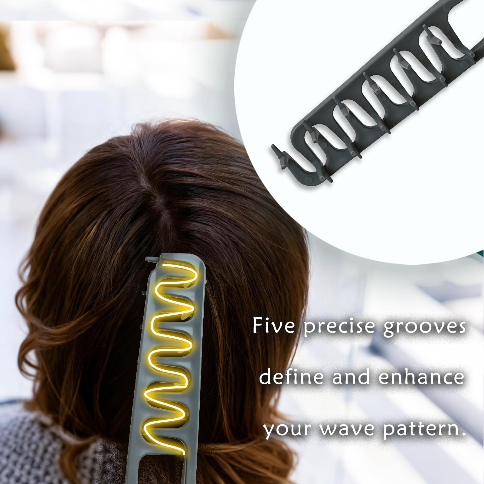 Travel-friendly volume comb for men and women