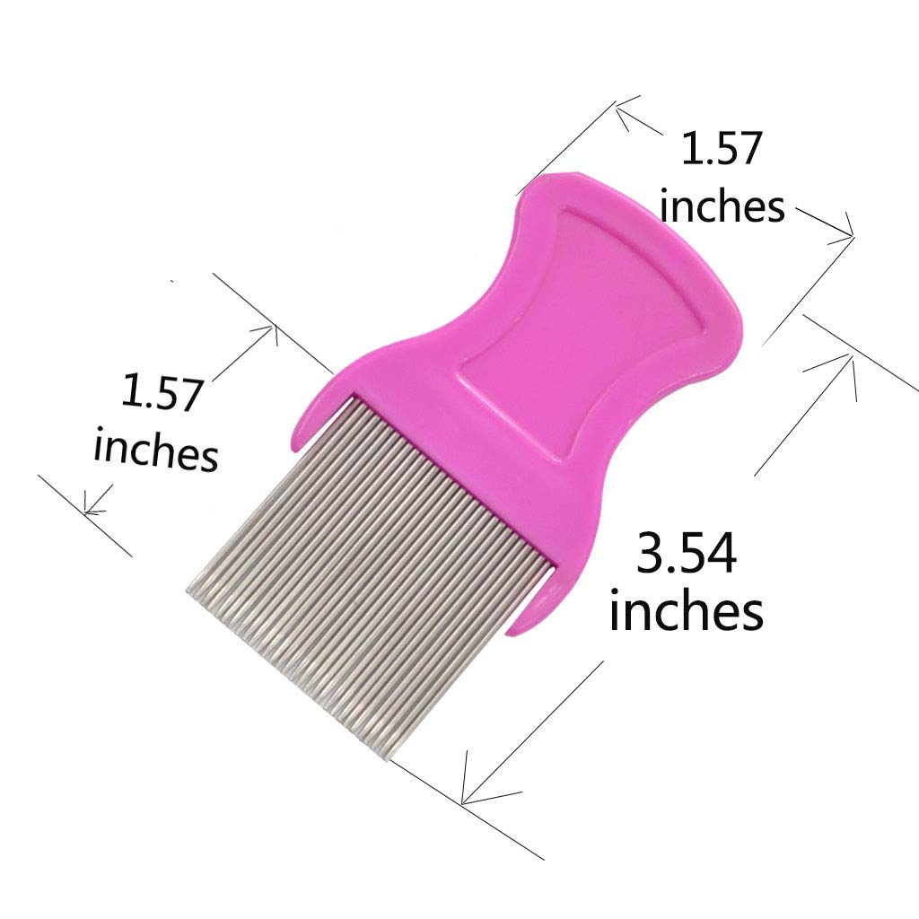 Zyoung metal teeth comb for lice and dandruff removal