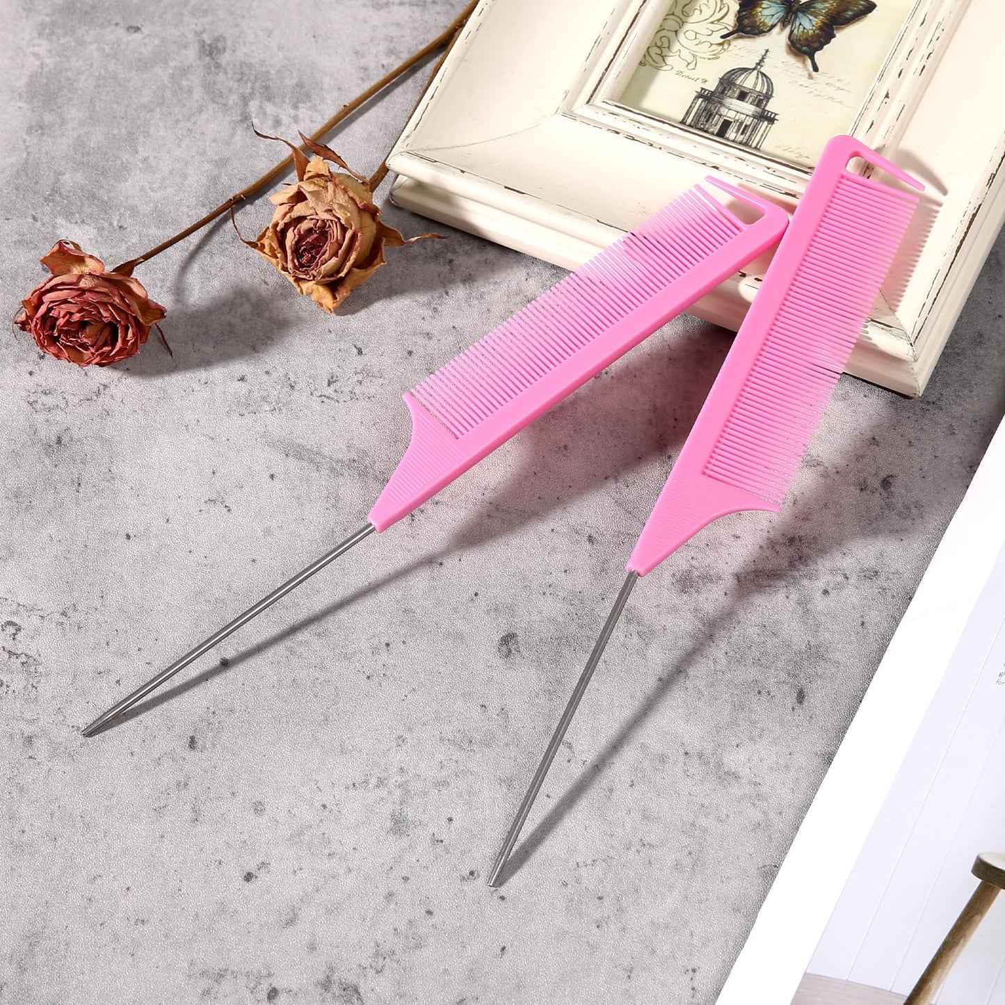Patelai hair parting comb set for salon and home use