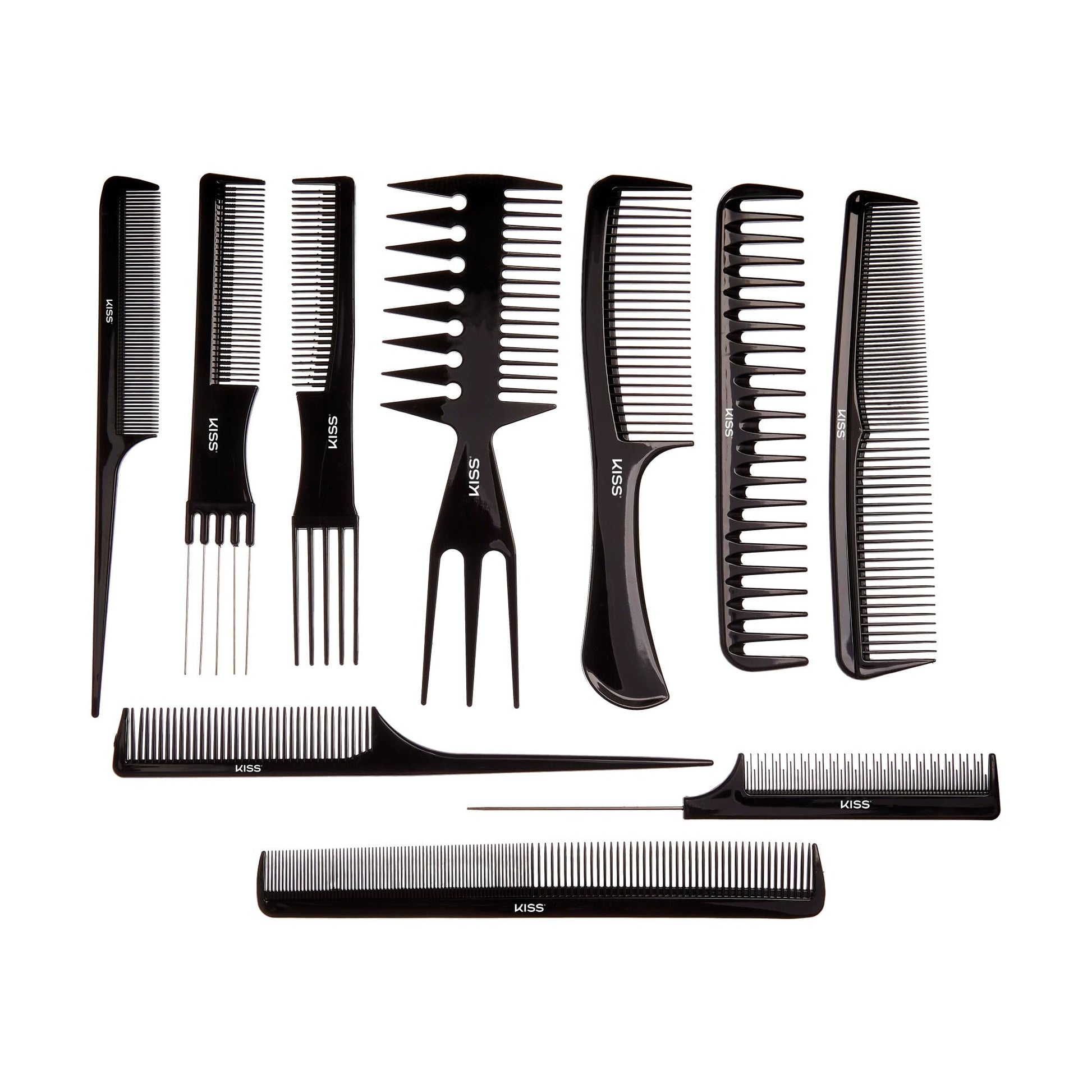 Professional anti-static comb set for all hair types