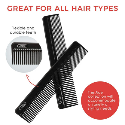 Side profile of the flexible 1 count classic styling tool for thin to medium hair.