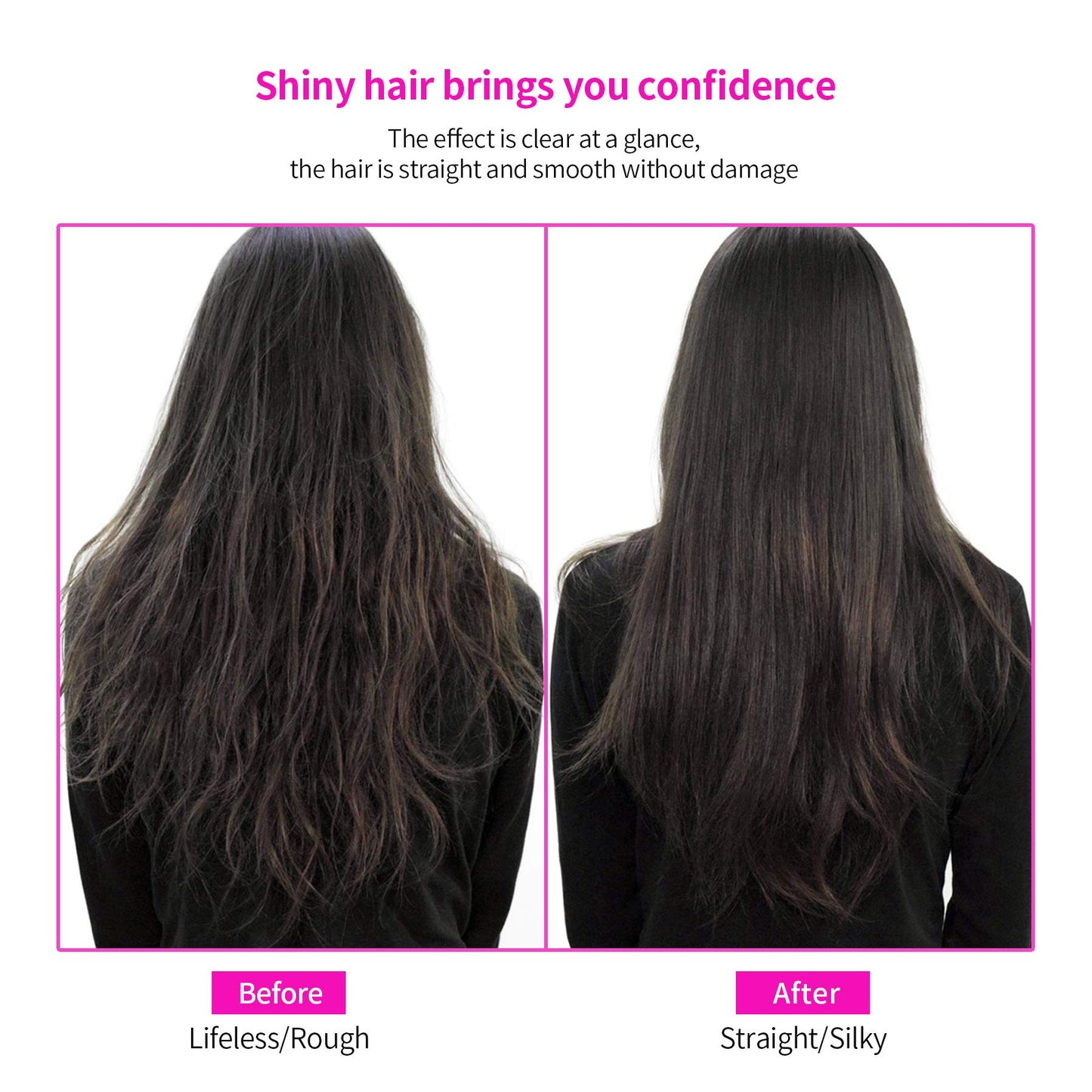 Electric hot comb styling curly hair texture