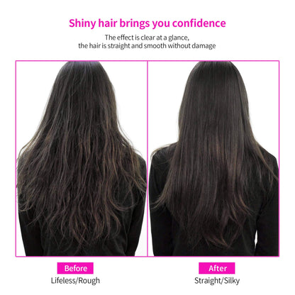 Electric hot comb styling curly hair texture