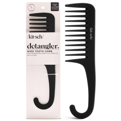 Kitsch wide tooth comb packaging and product display