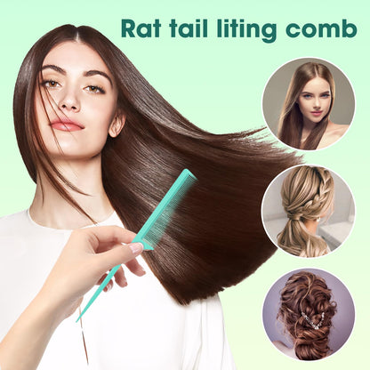 Kunihiko green and black anti static combs in packaging