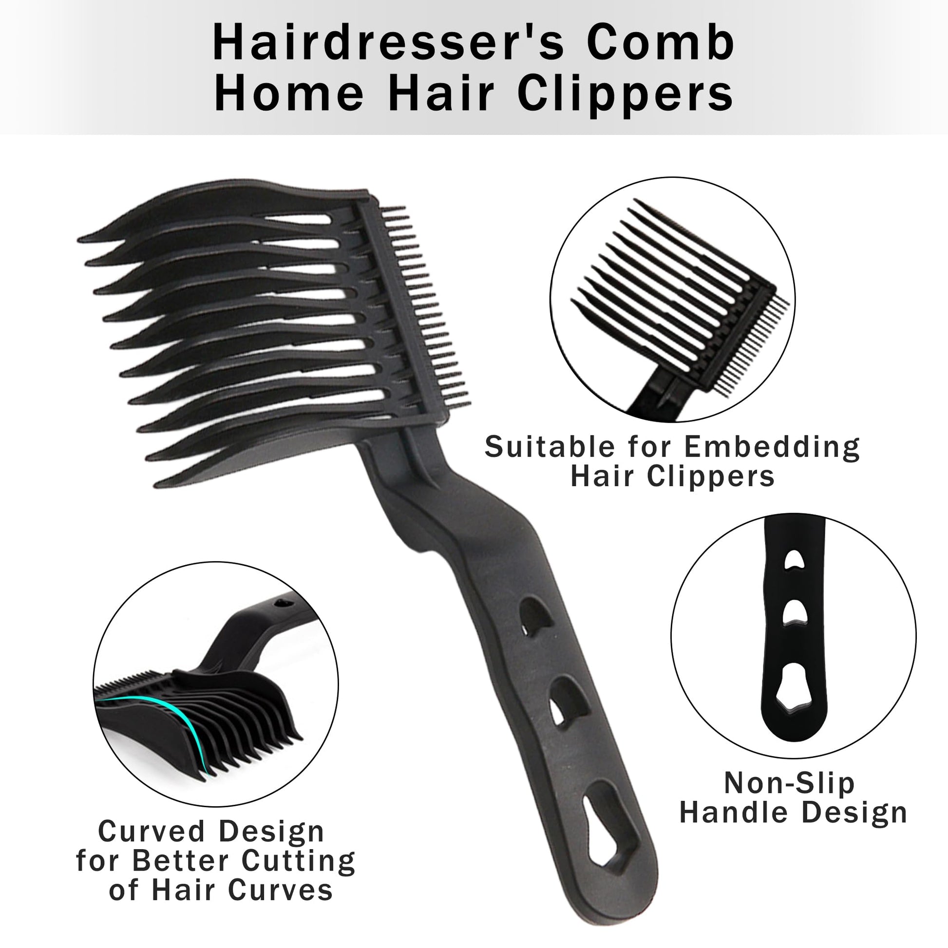 Side profile of Iemtic professional barber fading tool