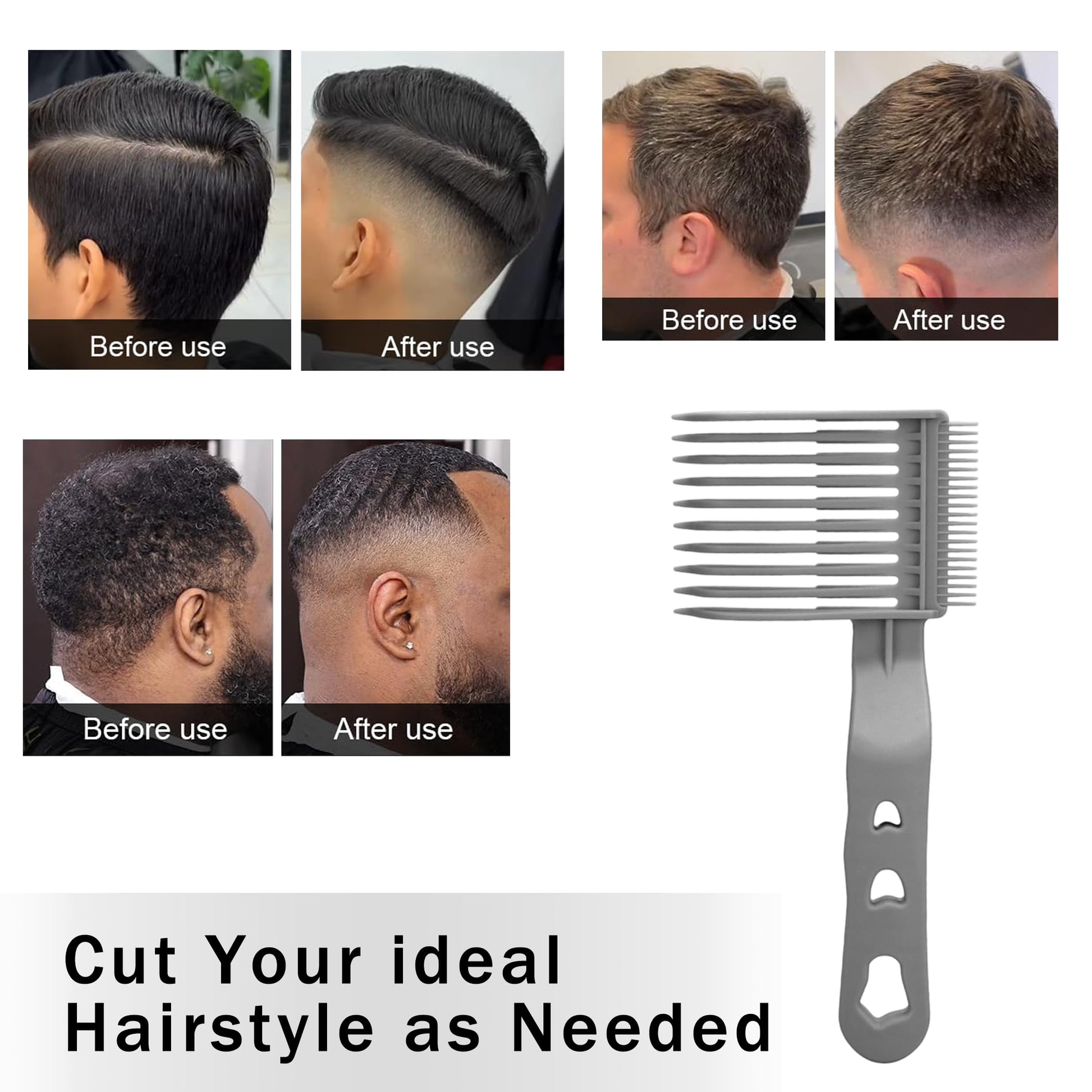Ergonomic handle grip of Iemtic hair styling tool