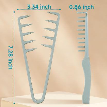 Close up of teeth on Utmiga wide tooth styling comb