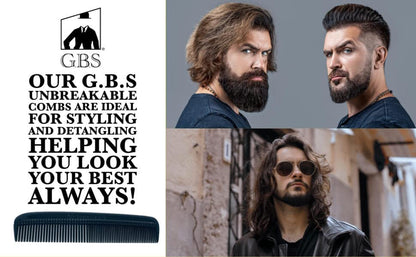 Men using Gents pocket comb for hair and beard