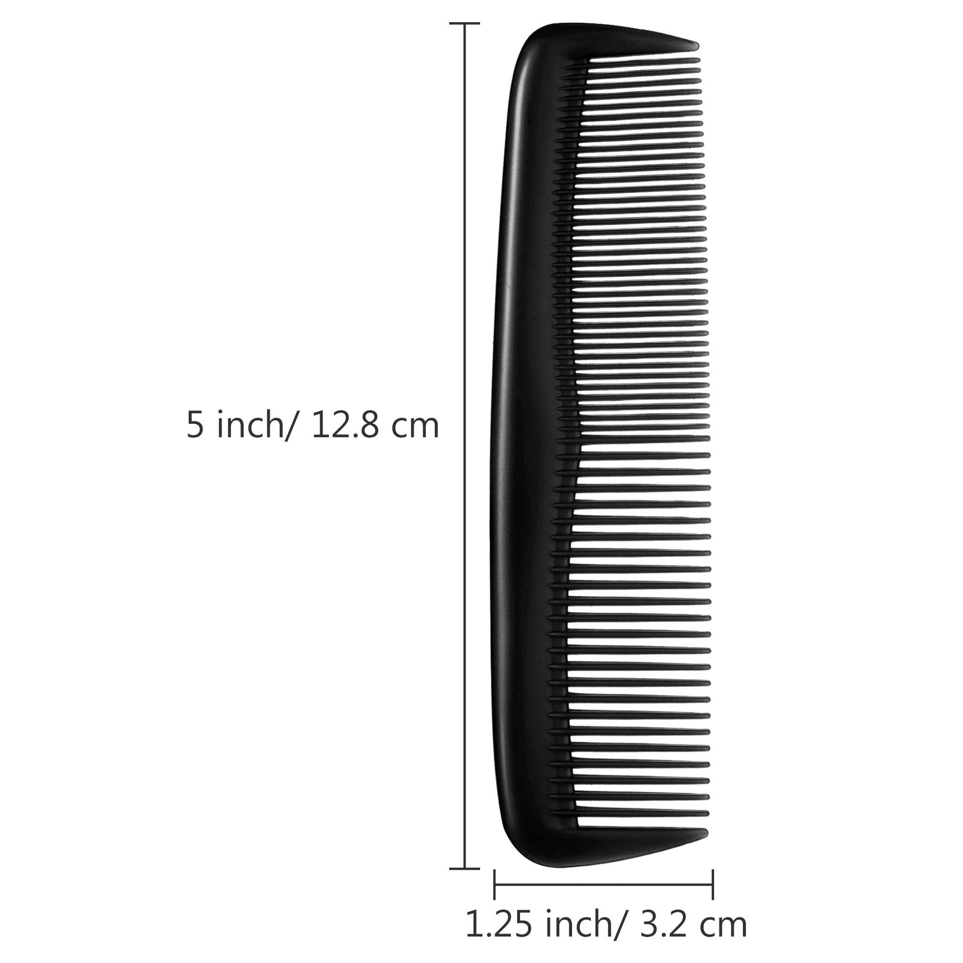 Close up of Leinuosen plastic fine tooth dressing comb teeth