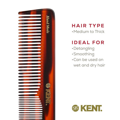 Kent 16T anti static detangling comb for wet or dry hair