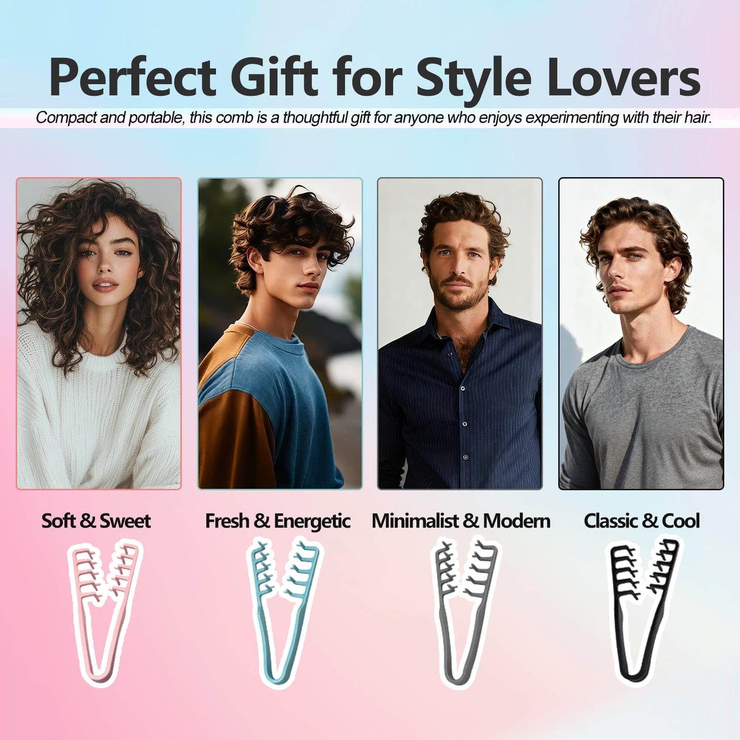 Comparison of wide and fine teeth on Tgjuedw styling tool