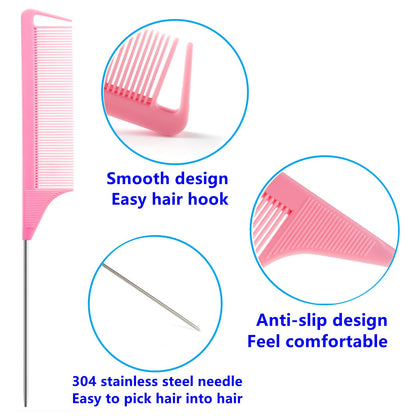 User demonstrating hair styling with Luumxai loop tool