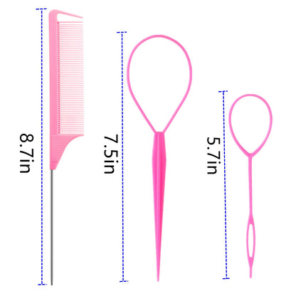 Professional hair sectioning tools by Luumxai for DIY hairstyles