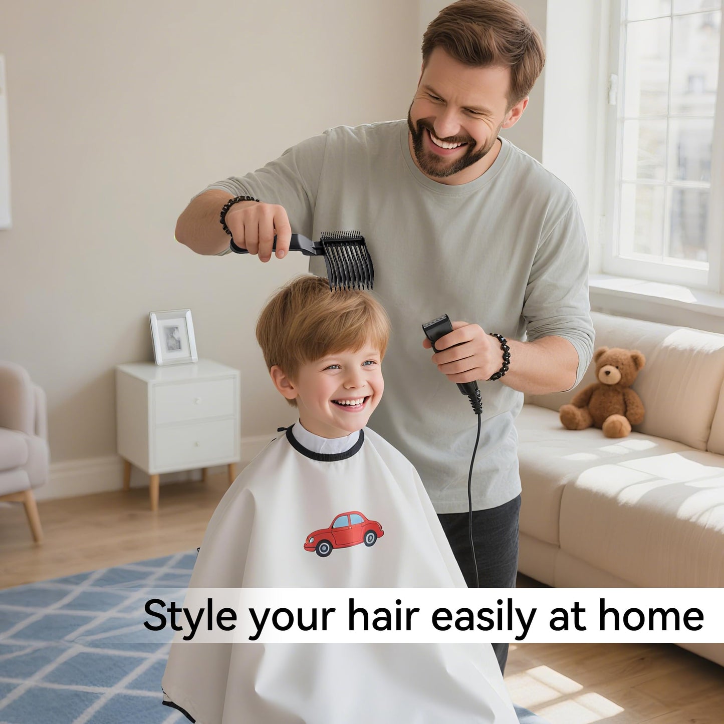 Durable heat-resistant barber tools for hair styling