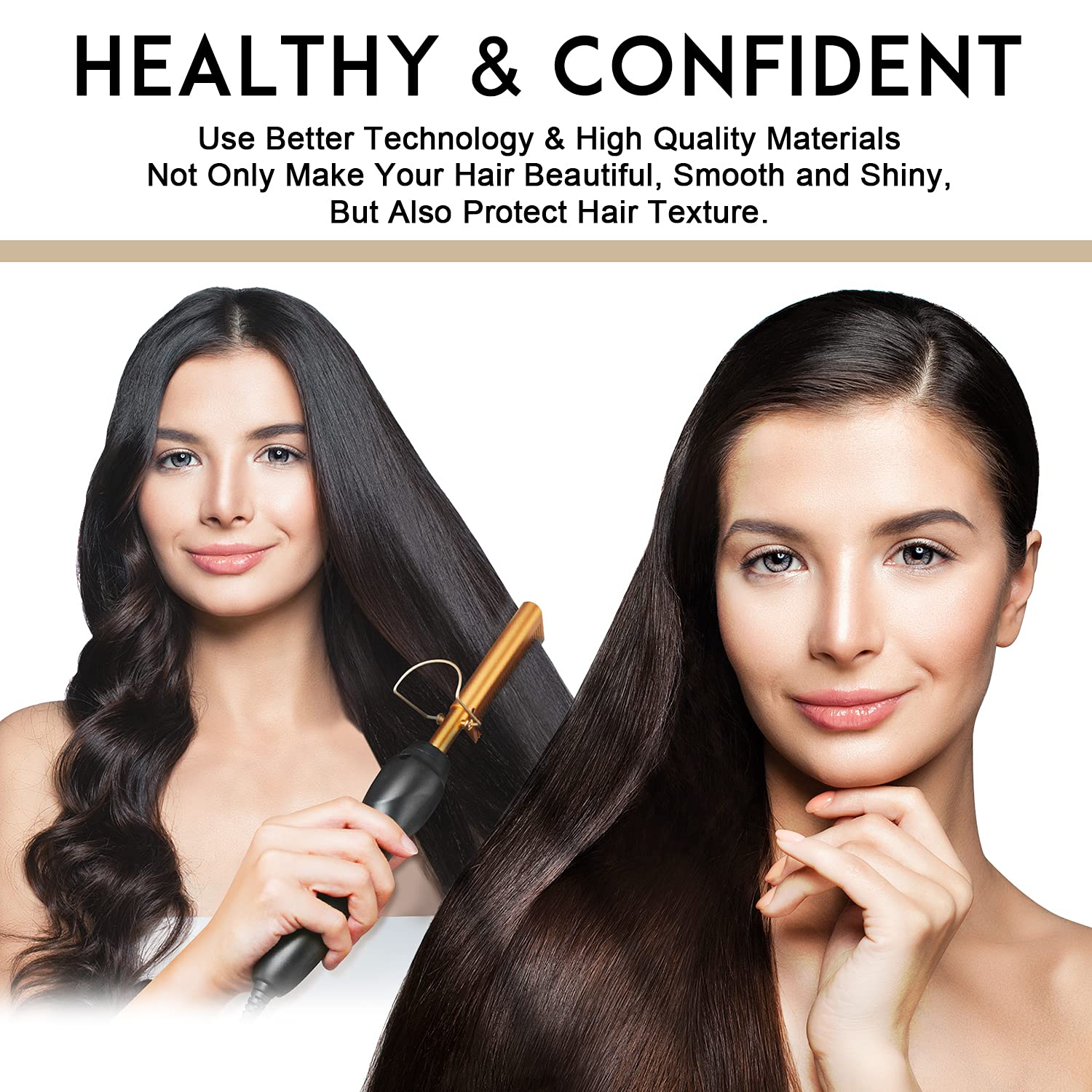 Nicemovic electric hot comb with power cord and stand