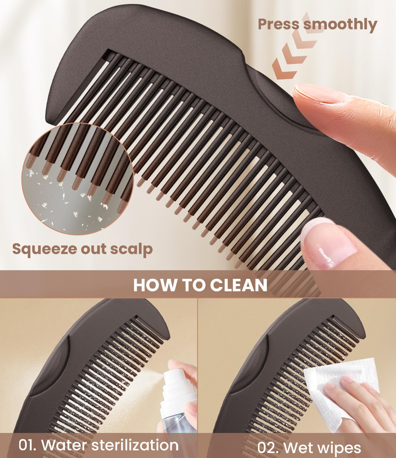 Dravyoney hair care tool used for dandruff and oil removal