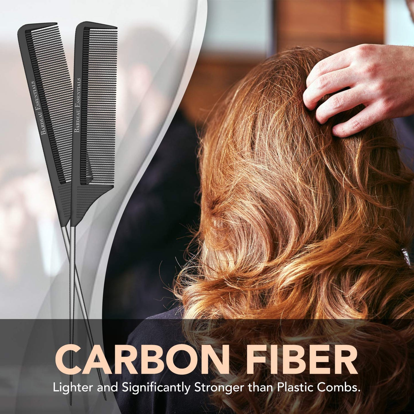Bardeau Essentials anti static teasing comb heat resistant material overview for professional salon styling