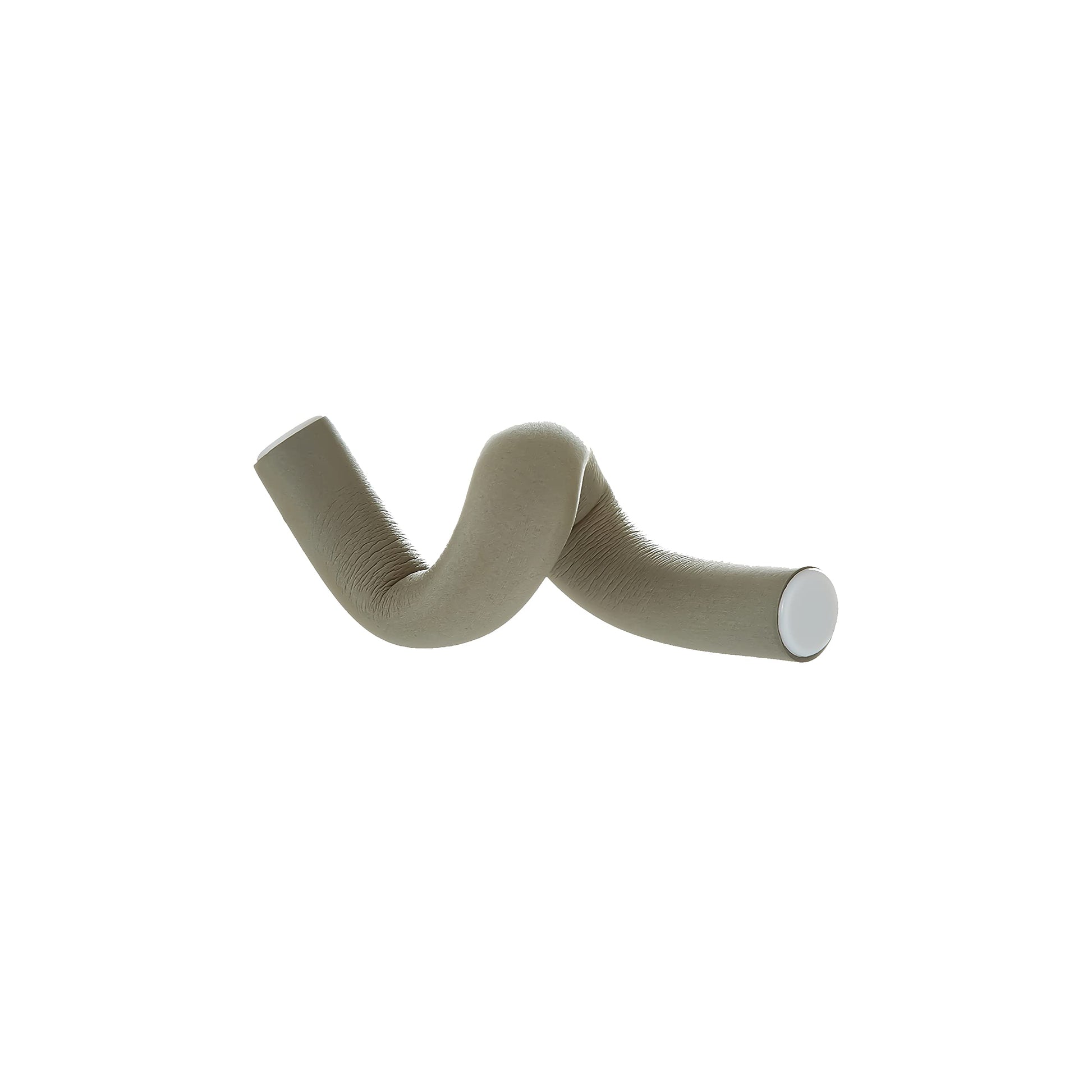 Demonstration of bending the no slip sleep styler rod to secure a hair section