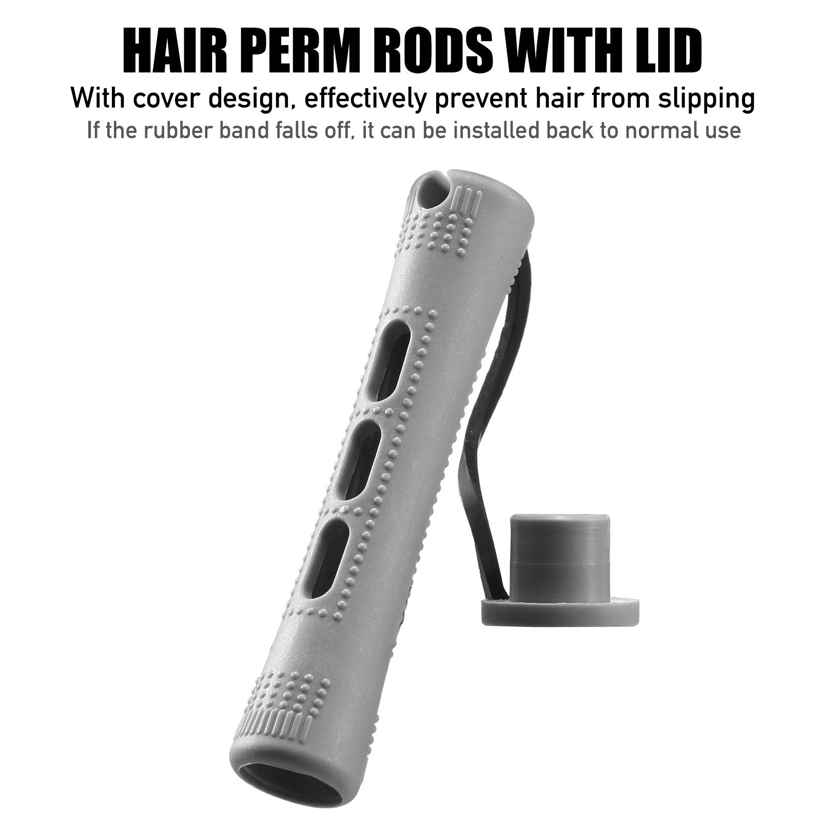 Demonstration of the non-slip rubber band locking mechanism on the WILLBOND hairdressing styling tool.