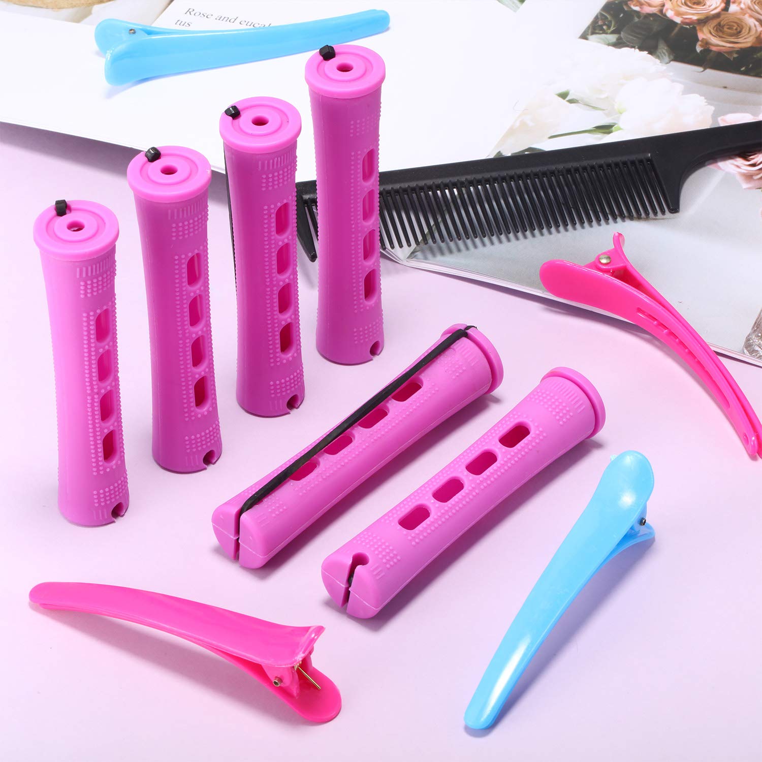 Packaging contents of the 0.75 inch WILLBOND perm rods kit