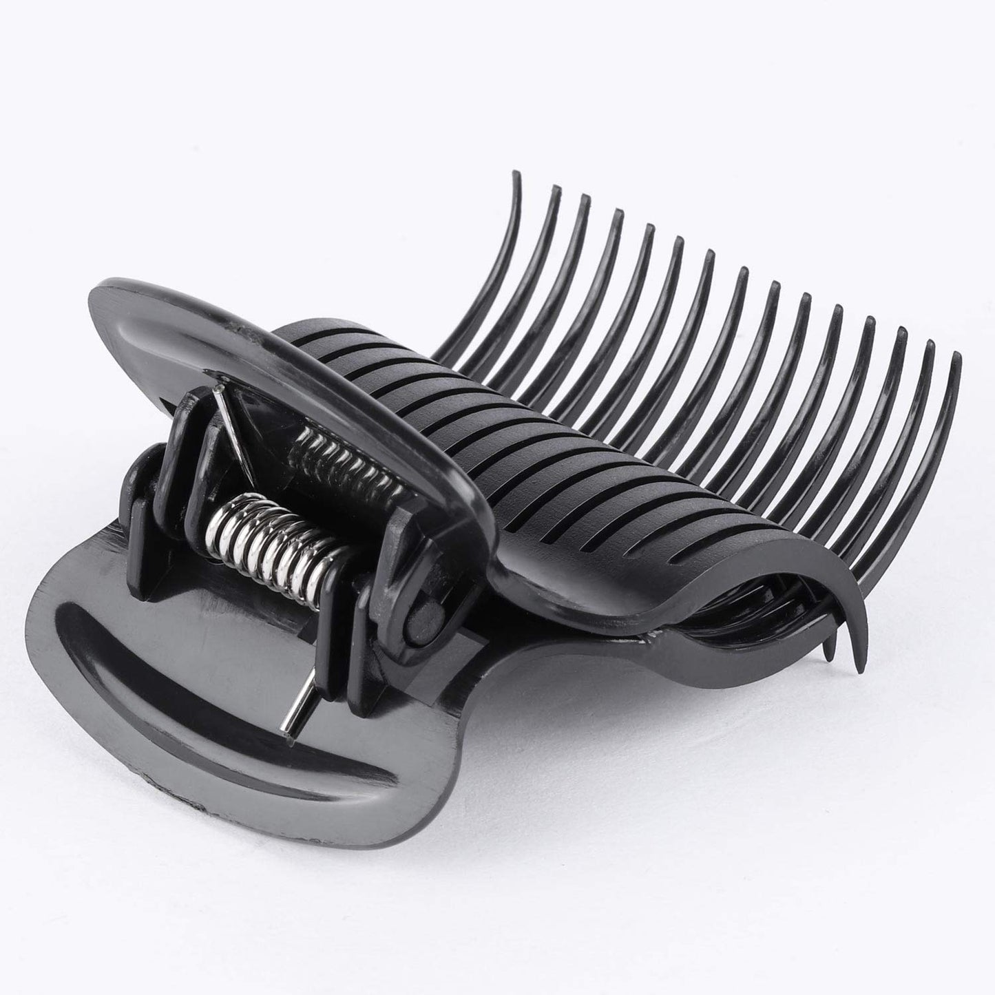 Tbestmax styling clips securing a jumbo hot roller without leaving crimp marks on hair