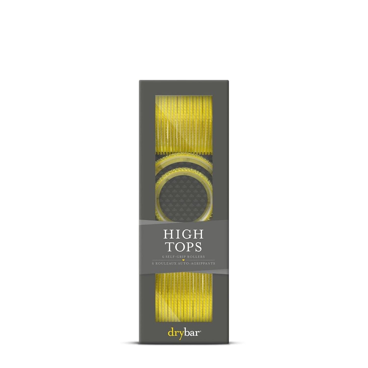 Drybar heatless hair rollers set containing three large and three medium sizes.