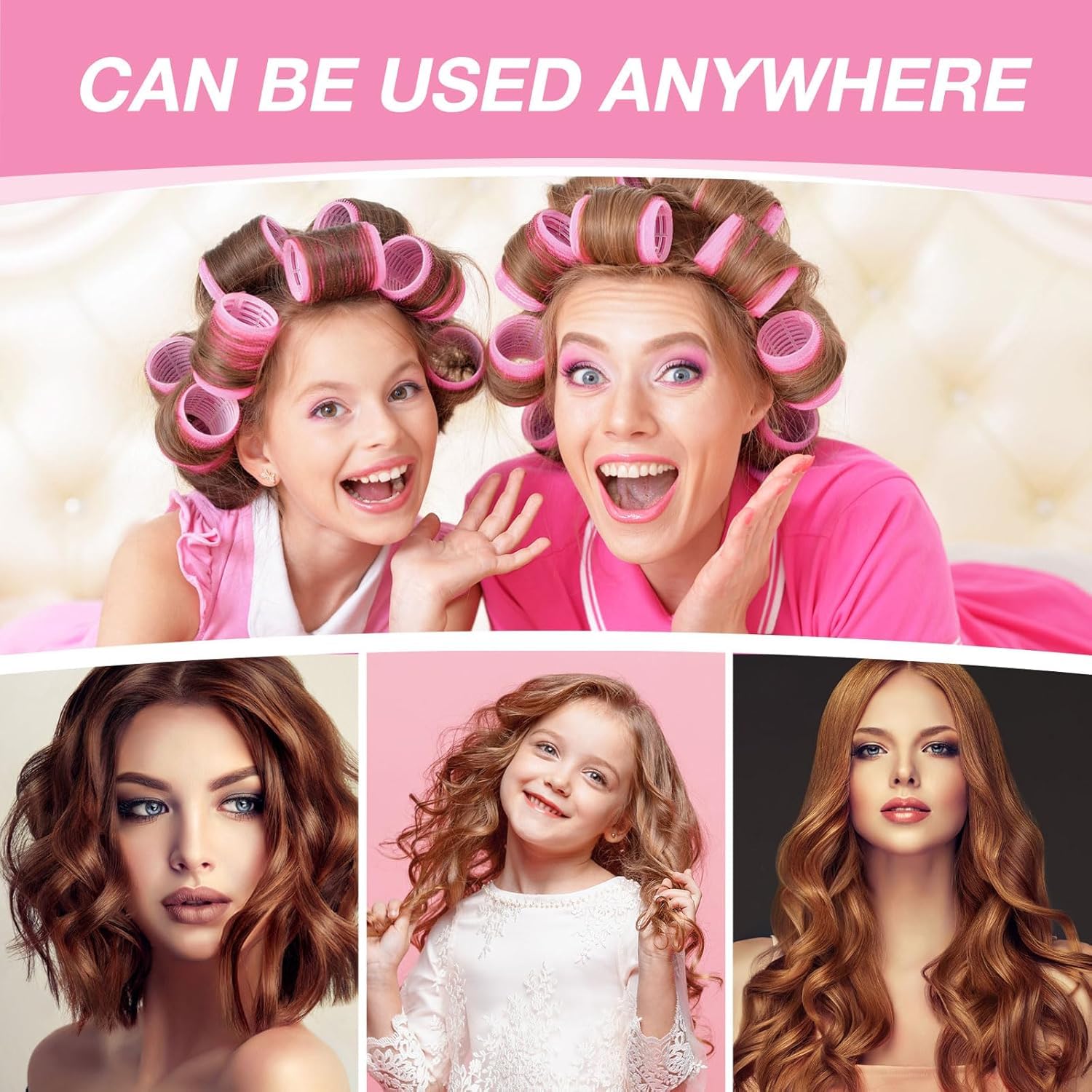 Authentic USA imported FATHBOOD salon hair curlers package components layout