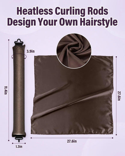 Heat-free blowout hair styling accessories for long and medium hair