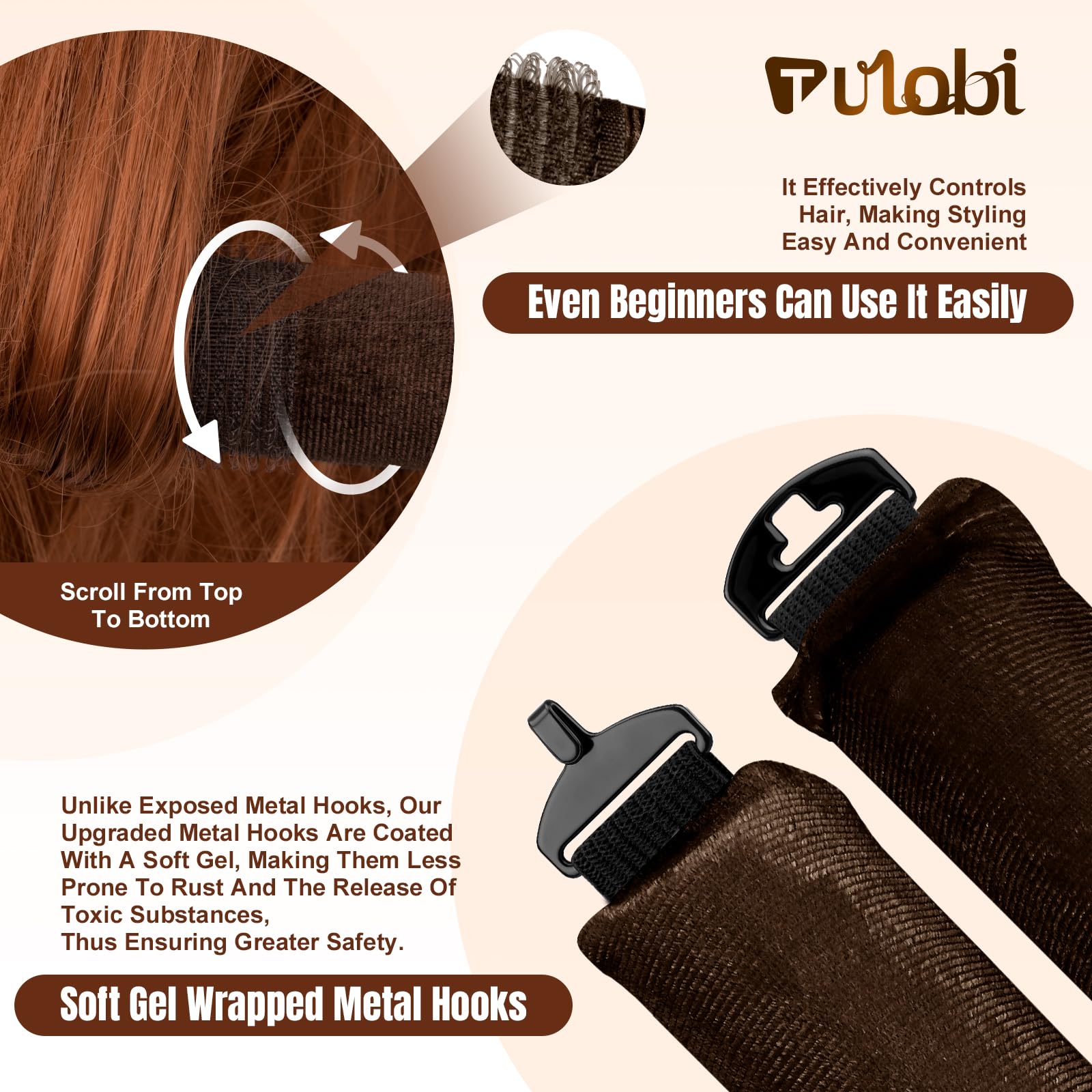 Close up of the upgraded velvet material on TULOBI jumbo blowout rods