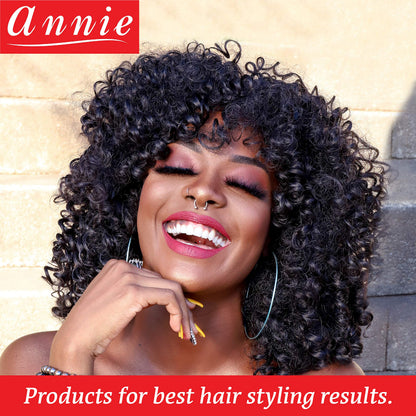 Side angle view of the ten count Annie classic cushion rollers package illustrating the soft heatless design.