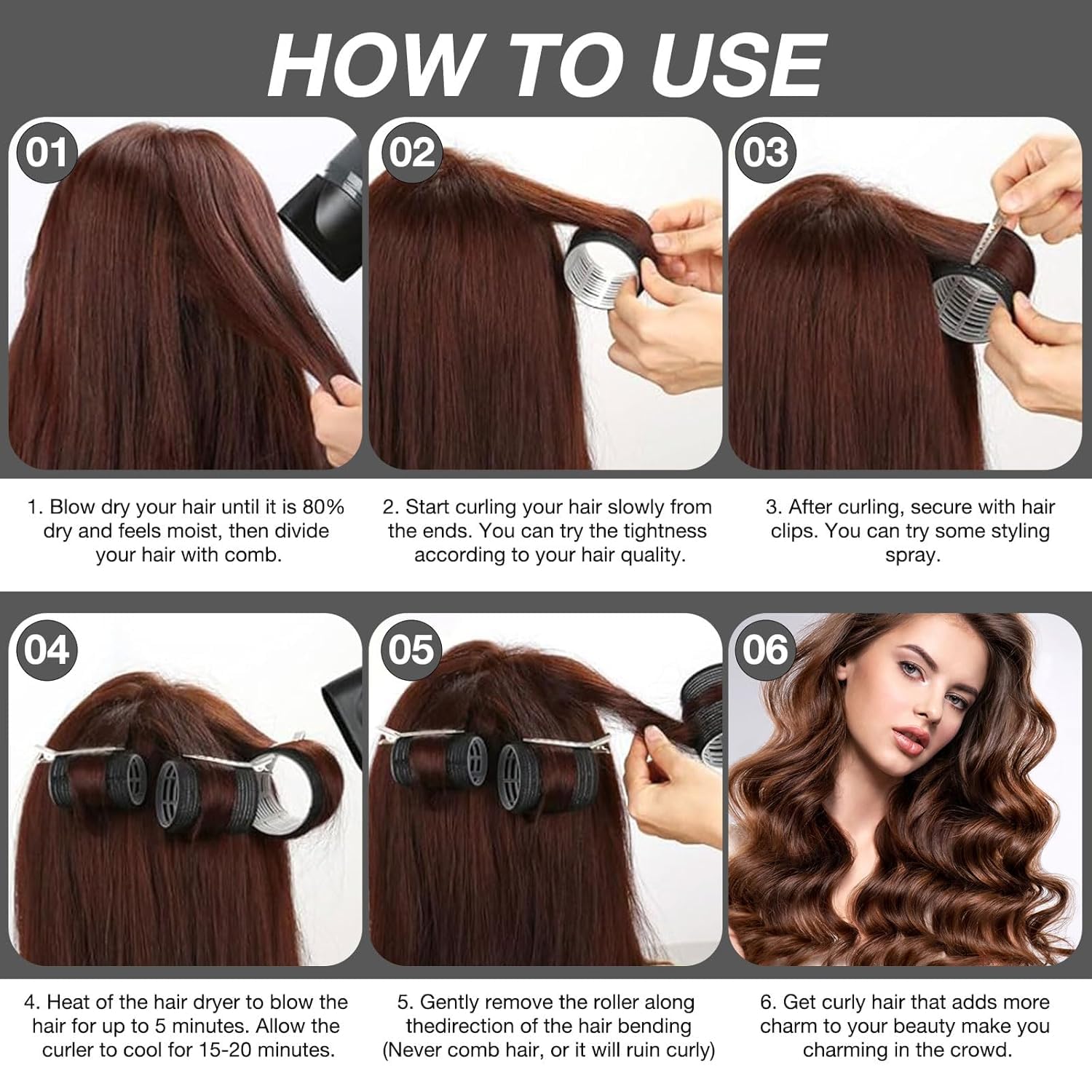 JZko heatless hair styling kit packed neatly inside its clear travel storage bag.