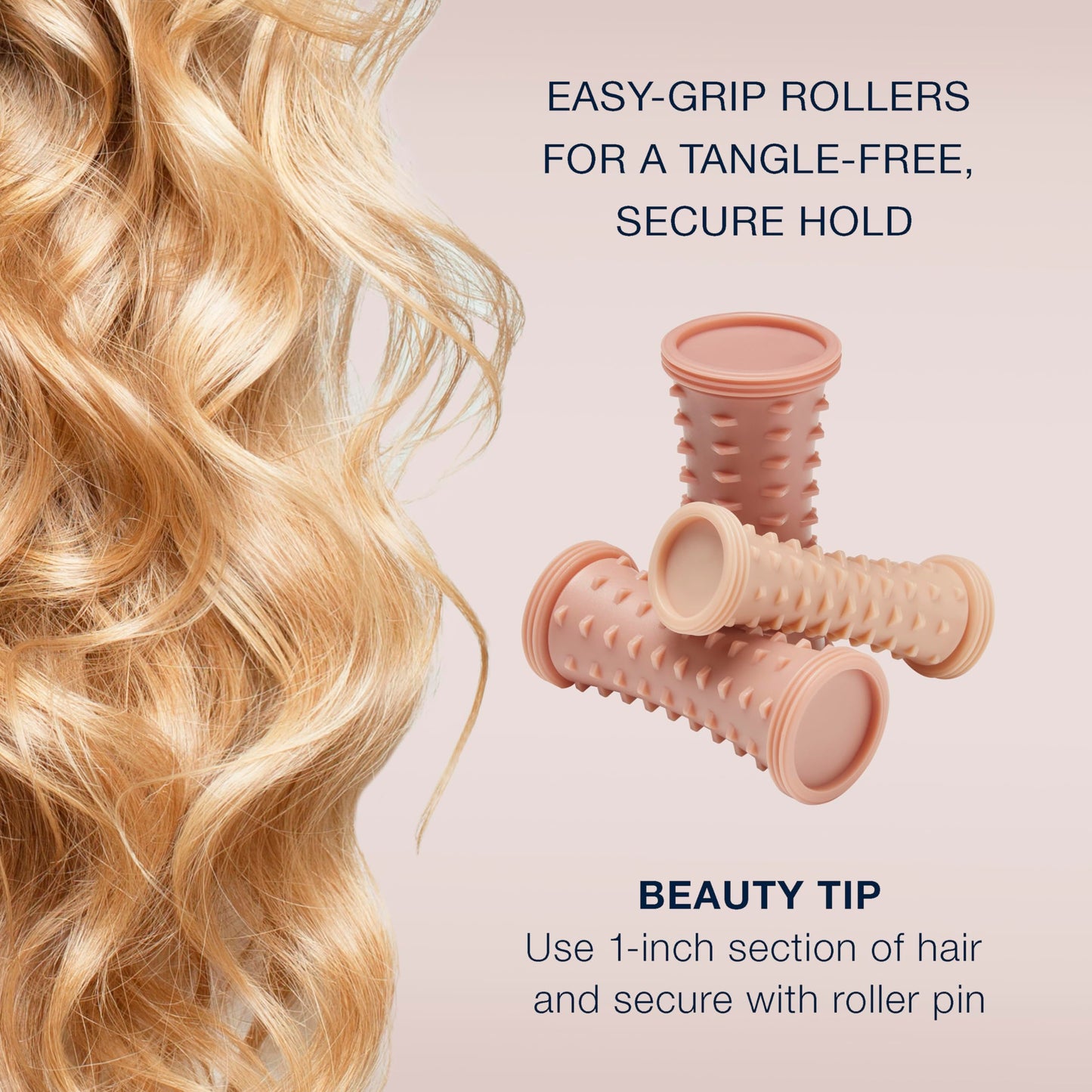 Authentic Conair double ceramic travel friendly rollers package contents displaying twenty multi size styling rods.