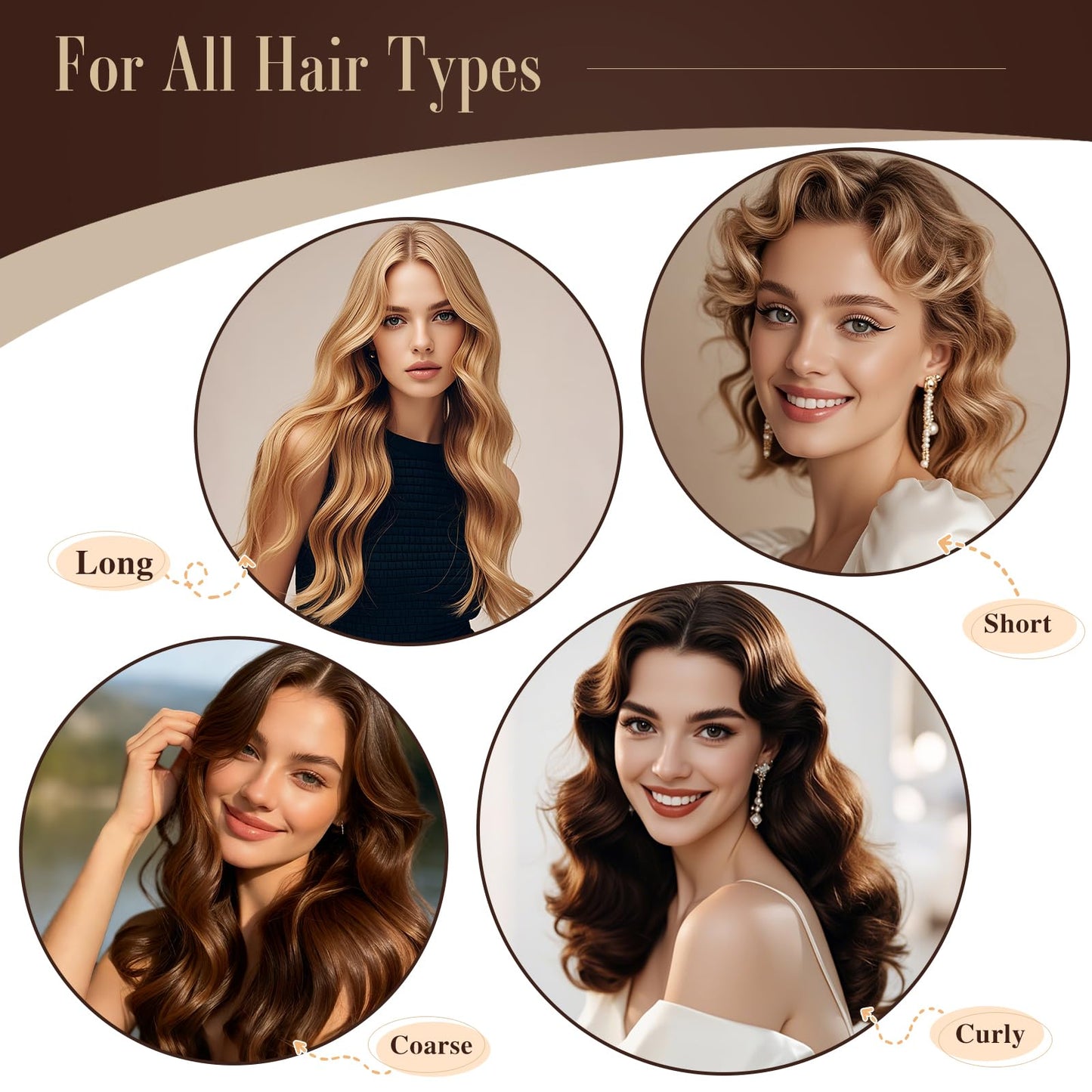 Premium imported heatless curls headband kit for wrapping damp hair