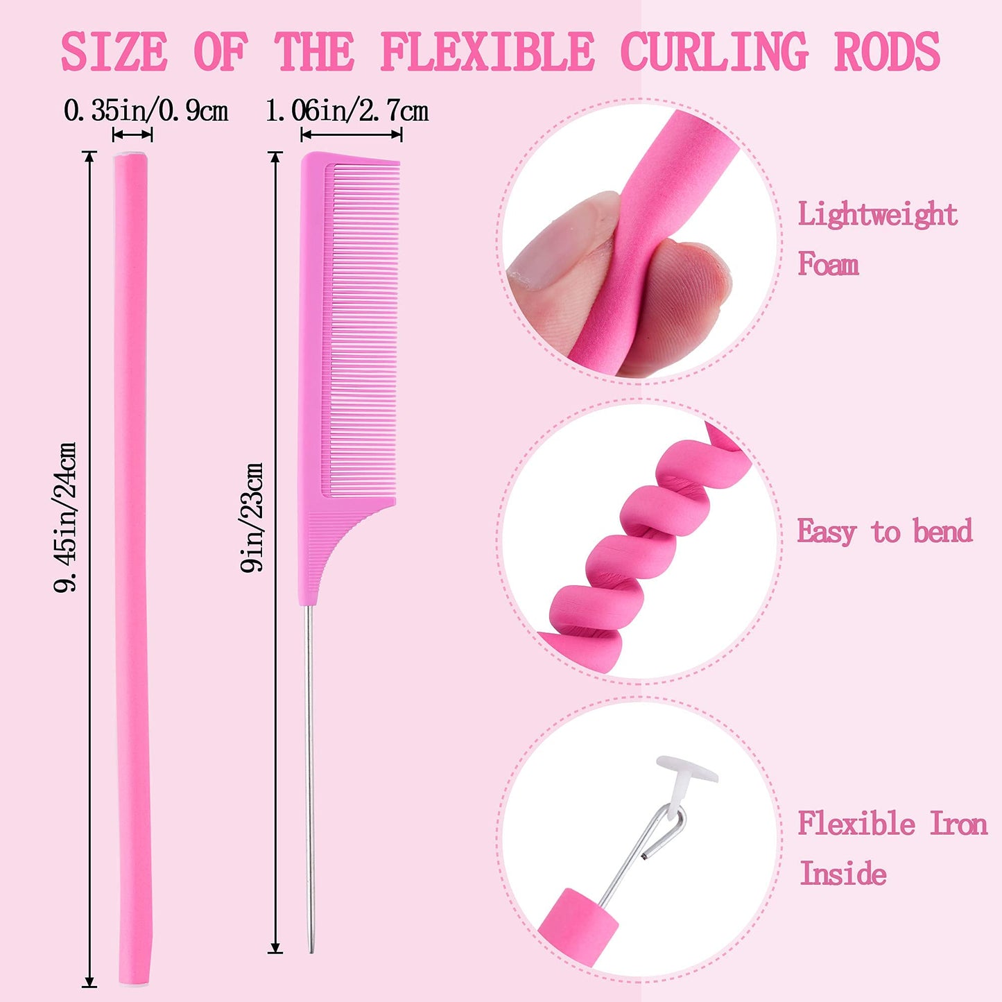 Premium USA imported beauty styling kit for professional home curls