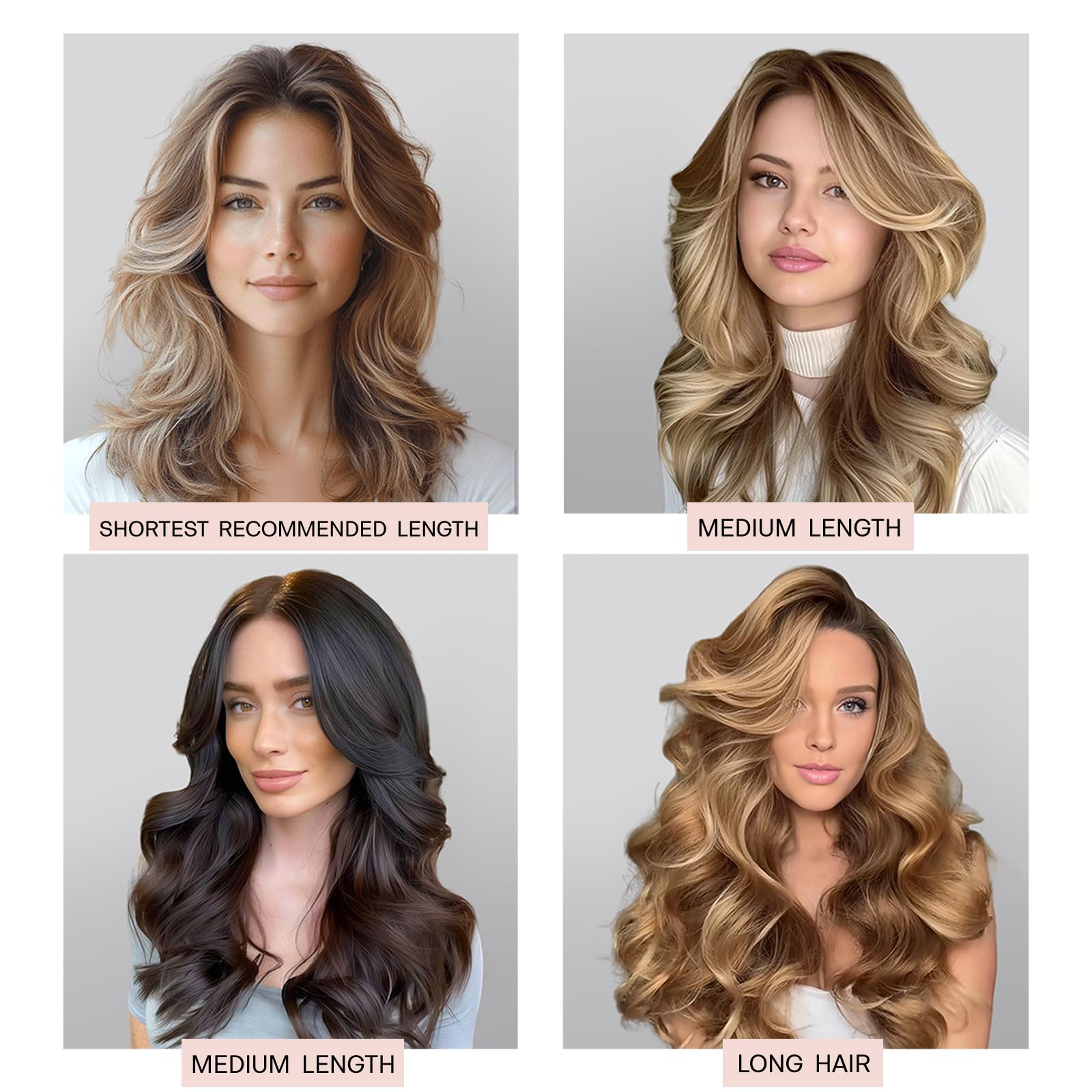 VivaSmile damage free hair curlers showing the soft texture designed for comfortable sleeping.