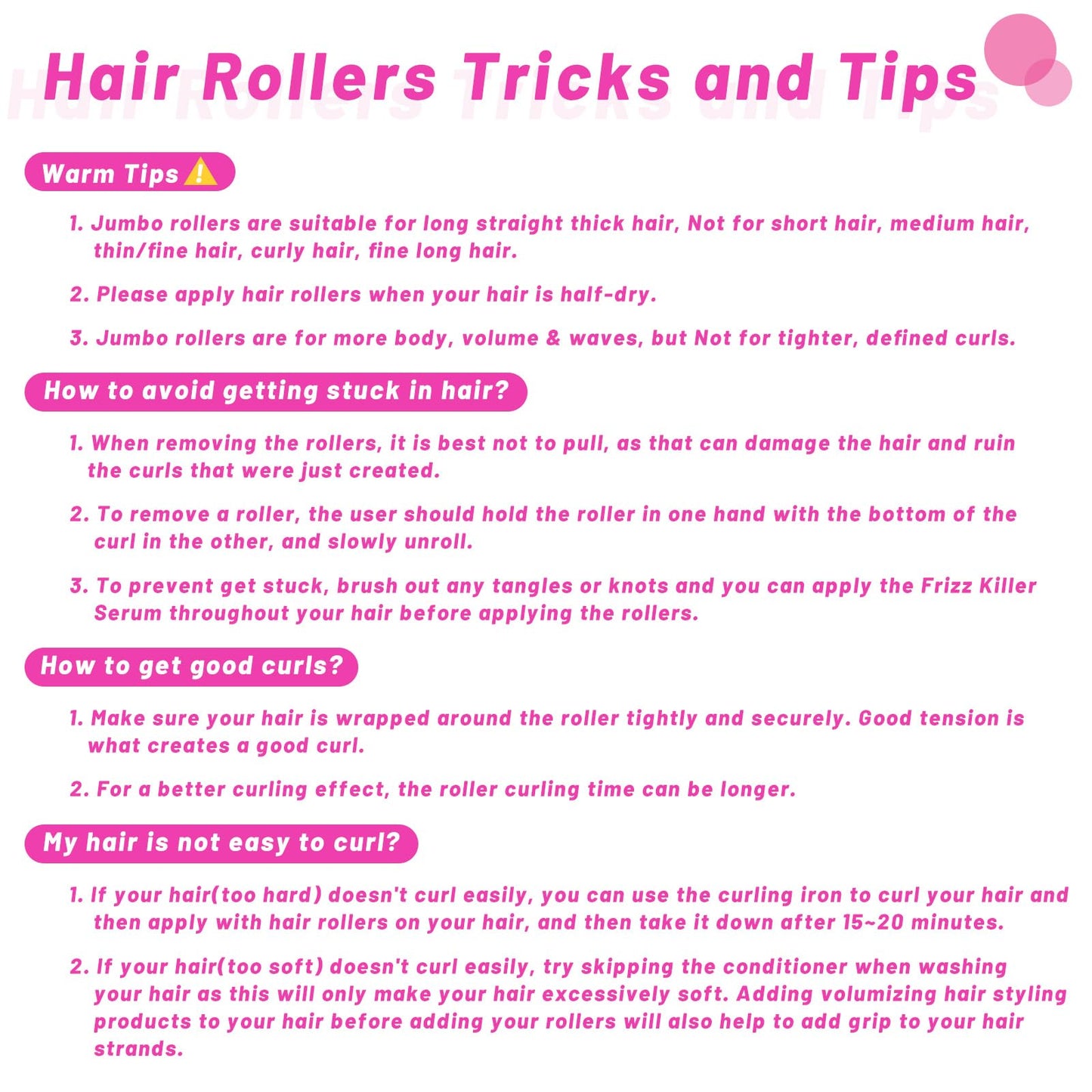 Close up of the textured self holding material on the jumbo hair curler