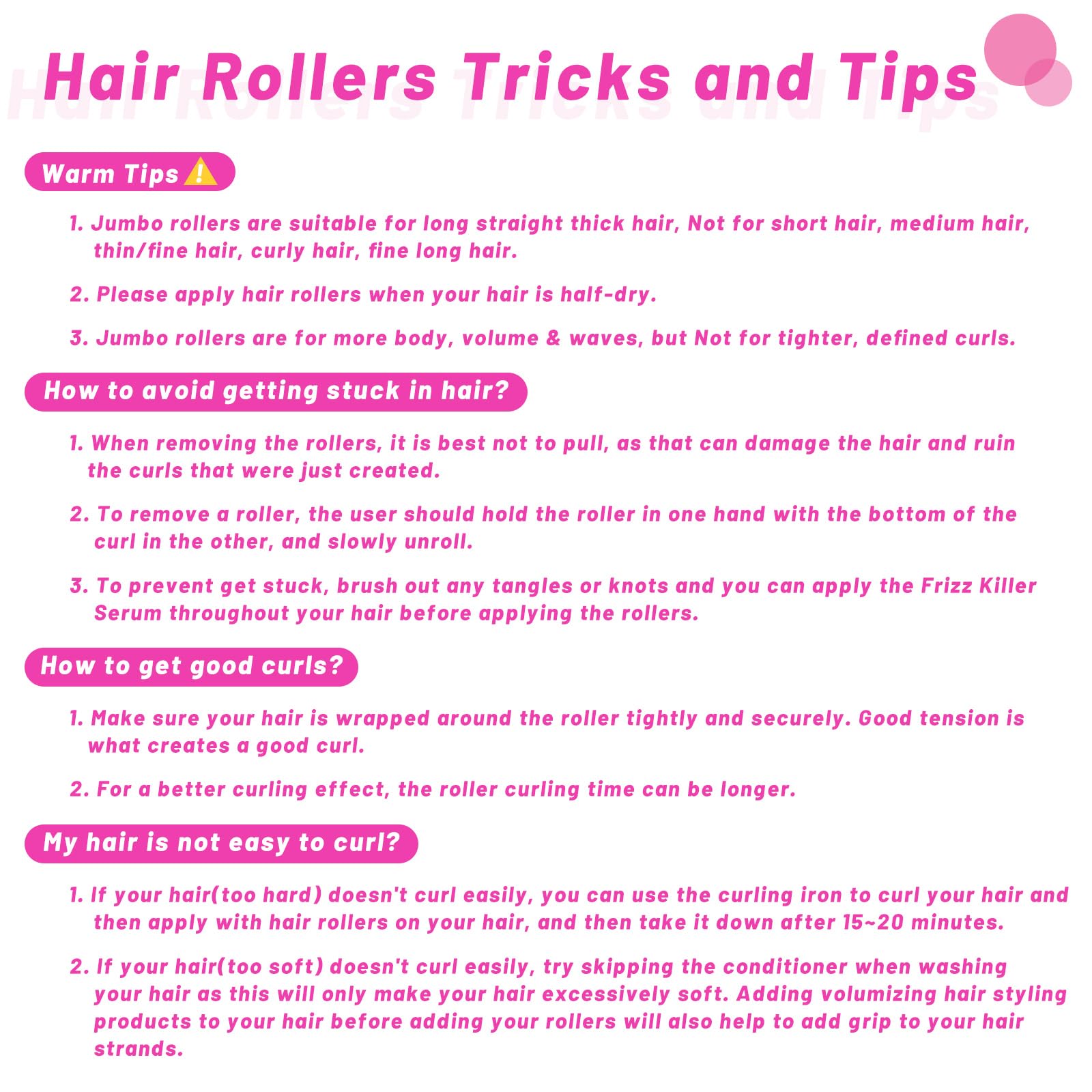 Close up of the textured self holding material on the jumbo hair curler