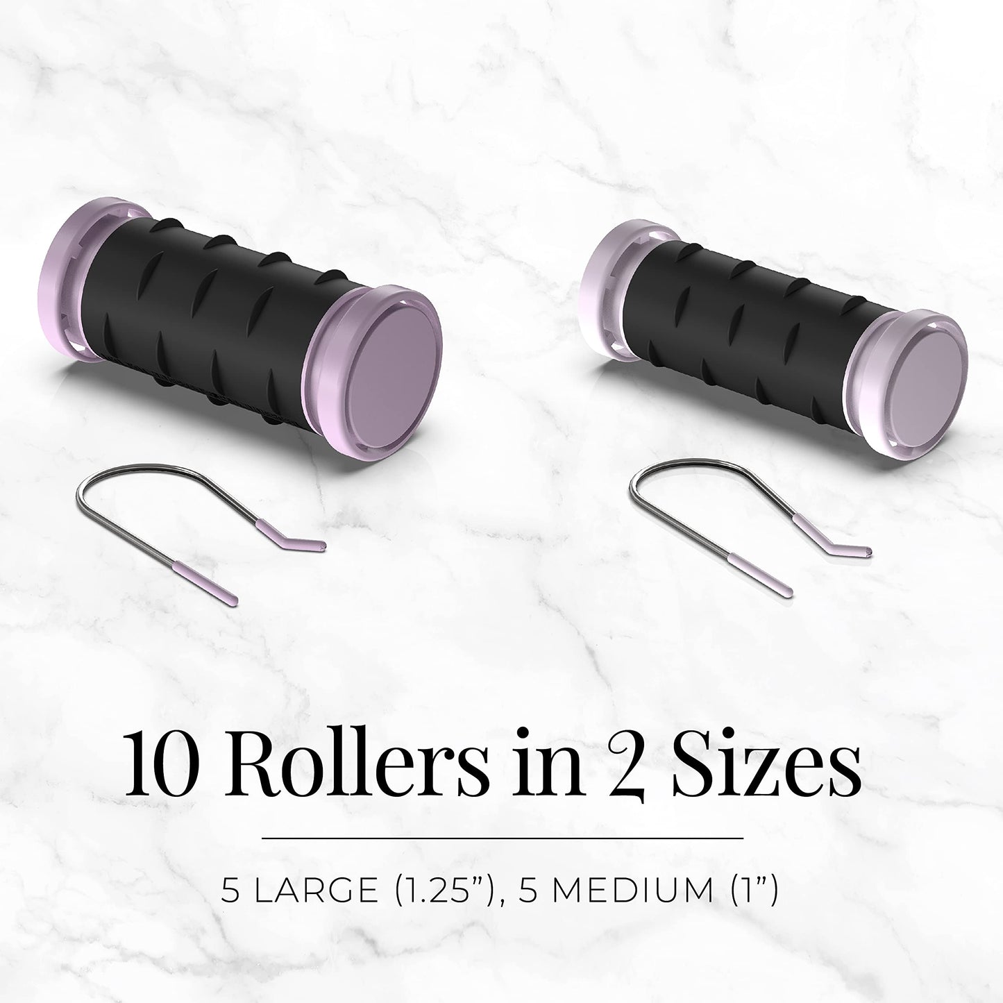 Remington ionic technology hair rollers heating base showing the power plug and compact layout.