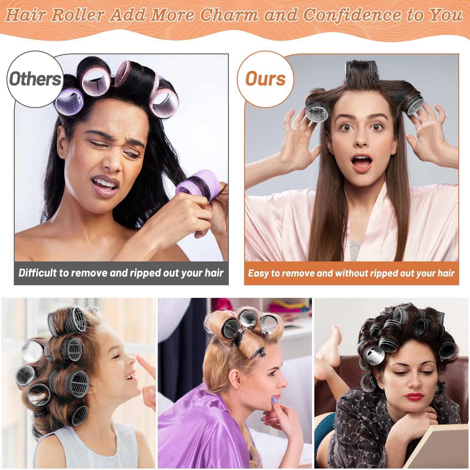 Cludoo hair curler set packaging showcasing authentic imported personal care styling tools