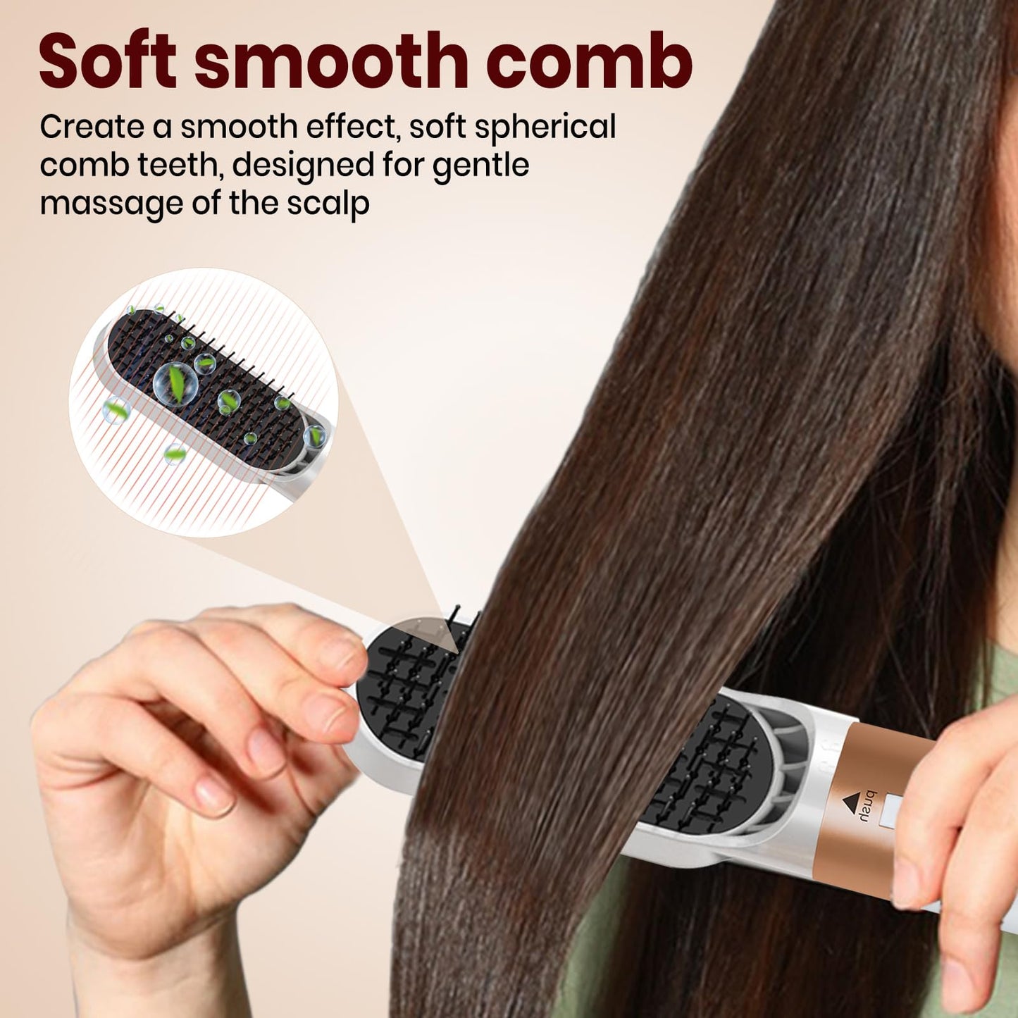 Dual magnetic air curler wrap barrels side by side demonstrating the left and right aerodynamic curling directions.