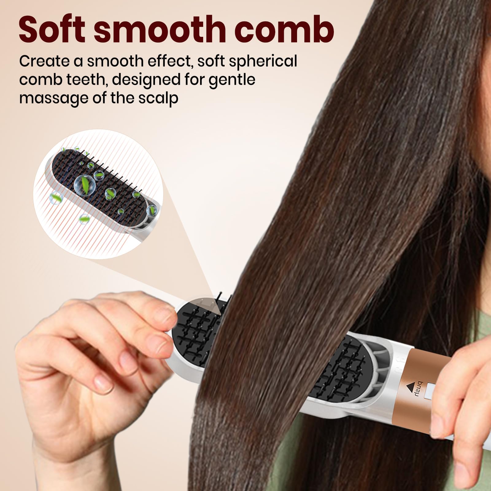 Dual magnetic air curler wrap barrels side by side demonstrating the left and right aerodynamic curling directions.