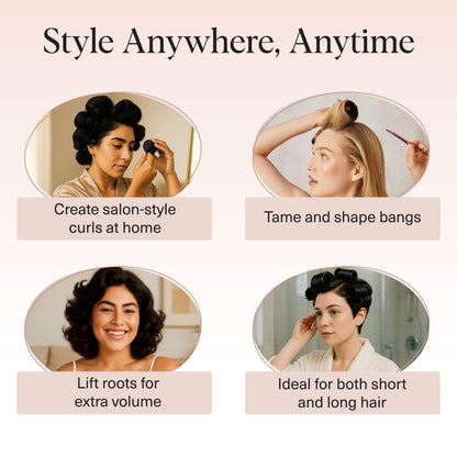 Professional quality Kitsch thermal hair curlers for frizz free styling